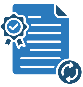 Logo with reuse sign